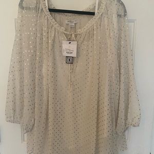 Plus Size 3X Liz Claiborne Dressy Blouse